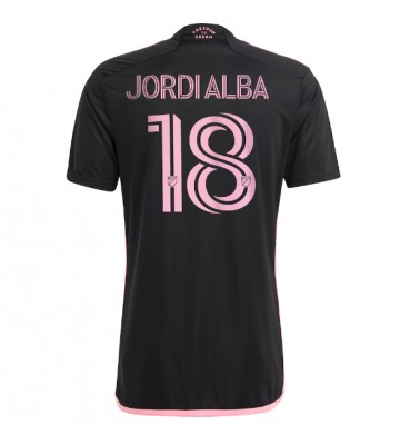 Inter Miami Jordi Alba #18 Replika Udebanetrøje 2024-25 Kortærmet